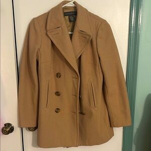 Banana Republic Women's Camel Peacoat